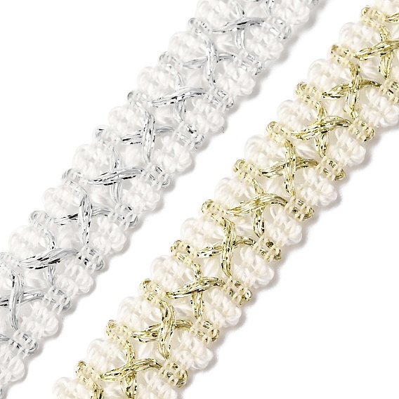 Филигранная кружевная отделка из полиэстера, волнистая обрезка для украшения домашнего текстиля