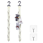Nylon Plush Toy Display Strap, with Stainless Steel Clips