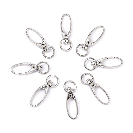 60-100pcs Alloy Swivel Lanyard Snap Hook Lobster Claw Clasps Jewelry Making  Supplies Bag Keychain DIY Findings 30.5x11x6mm