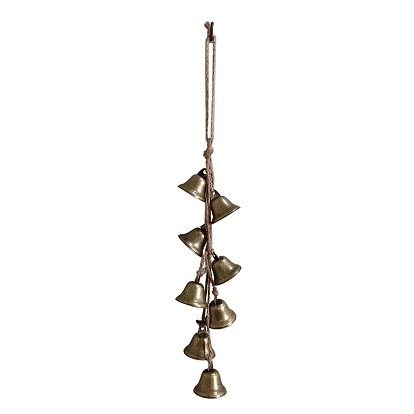 Iron Wind Chimes, with Hemp Rope, for Home Decoration