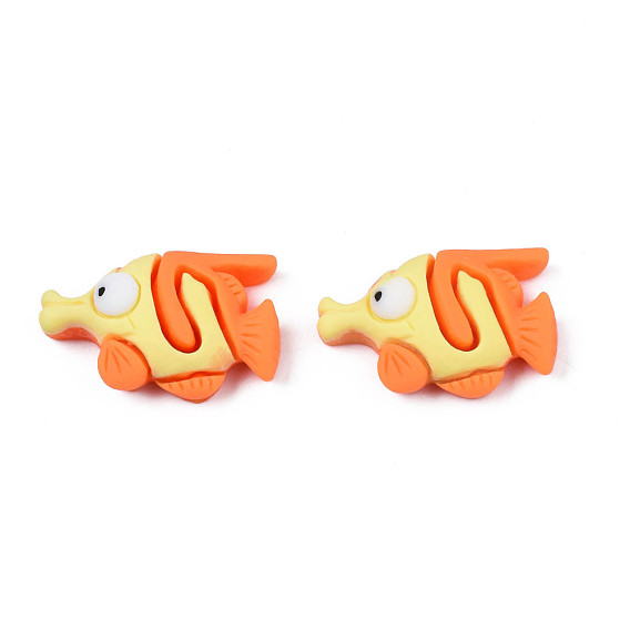 Opaque Resin Cabochons, Fish