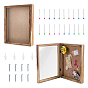 Wall-mounted Wooden & Acrylic Plant Specimen Box, Rectangle