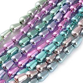 Гальванические нити из синтетических немагнитных гематитовых бусин, слеза