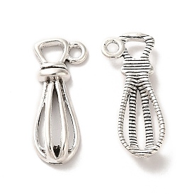 Tibetan Style Alloy Pendants, Eggbeater Shape Charm