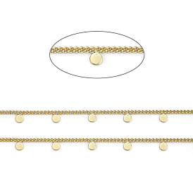 Ионное покрытие (ip) 304 бордюрные цепи из нержавеющей стали, с плоскими круглыми подвесками и шпулей, пайки