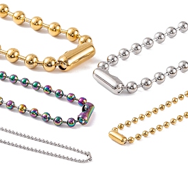 Ионное покрытие (IP) 304 ожерелья-цепочки из нержавеющей стали для женщин
