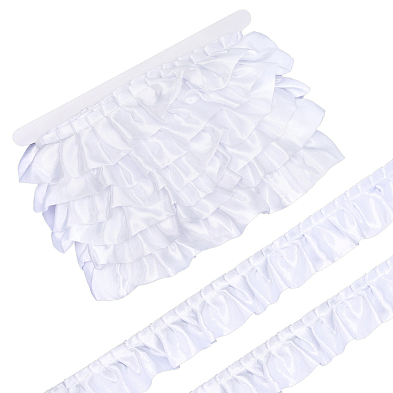 1Pc Polyester Stain Ribbons, for Clothes Accessories, with 1Pc Cardboard Display Card