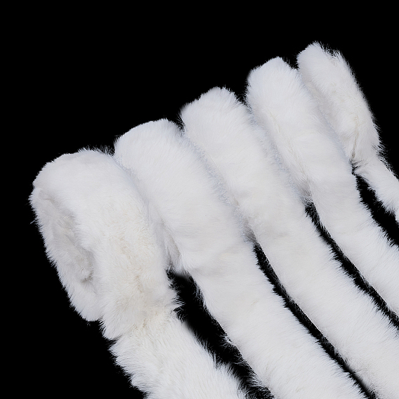 5pcs 5 rubans de cheveux de lapin imitation style, accessoires de vêtements