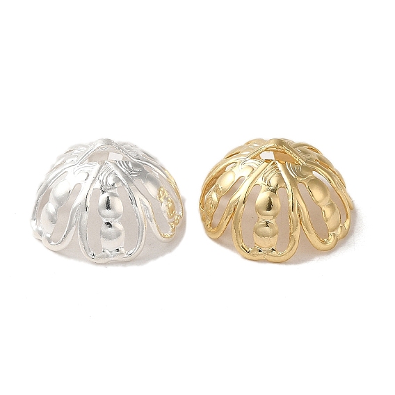 Brass Bead Caps, Cadmium Free & Lead Free, Half Round
