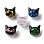 Handmade стеклянные бусины фольги, кошка