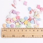 (Same Sku: MACR-Q157-M45)Craft Style Acrylic Beads, Ocean Style Beads, 10~15x6~11x4~5mm, Hole: 2mm, about 1400pcs/500g