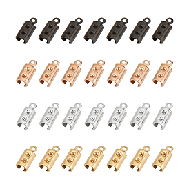 304 конец нержавеющей стали шнур, Складывающиеся обжимные концы