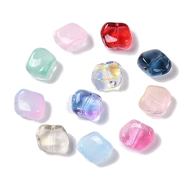 Transparent Glass Beads, Nuggets