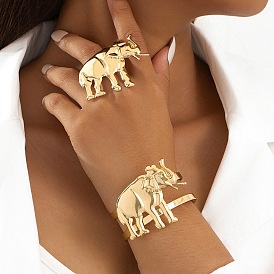 Наборы браслетов и колец из сплава слона