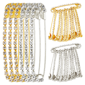 20 шт. 2 цветные сплавы стразы булавка брошь, килт булавка для утяжки талии брюки женские