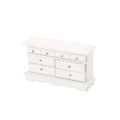 Тумбочка из мдф с ящиком миниатюрные украшения, аксессуары для кукольного домика с микро-ландшафтом, притворяясь опорными украшениями