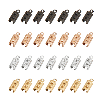 304 конец нержавеющей стали шнур, Складывающиеся обжимные концы