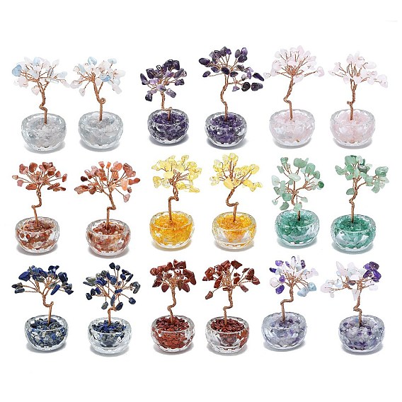 Украшения для демонстрации натурального драгоценного камня пахира голая, со стеклянной основой и медной проволокой, фен-шуй энергетический камень подарок для домашнего офиса украшение рабочего стола