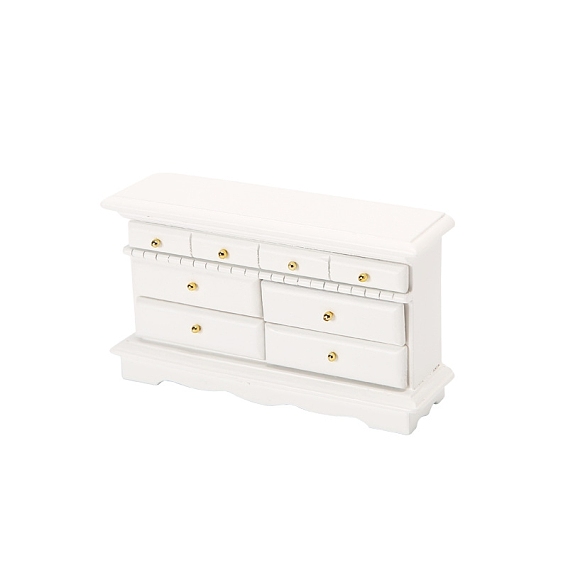 Тумбочка из мдф с ящиком миниатюрные украшения, аксессуары для кукольного домика с микро-ландшафтом, притворяясь опорными украшениями