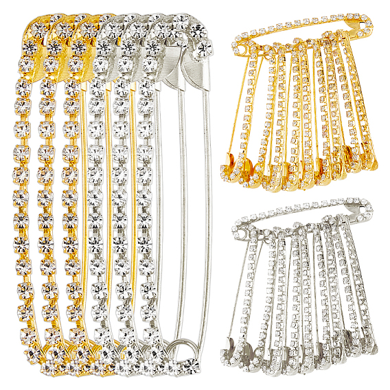 20 шт. 2 цветные сплавы стразы булавка брошь, килт булавка для утяжки талии брюки женские