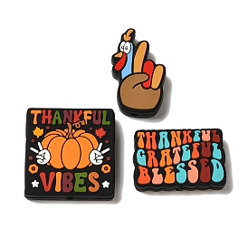 Thanksgiving Theme Silicone Beads