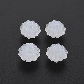Transparent Acrylic Beads, Bicone