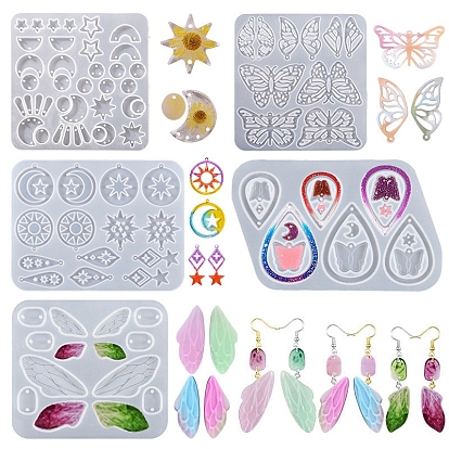 Silicone Molds, Resin Casting Molds, for UV Resin, Epoxy Resin Jewelry Making