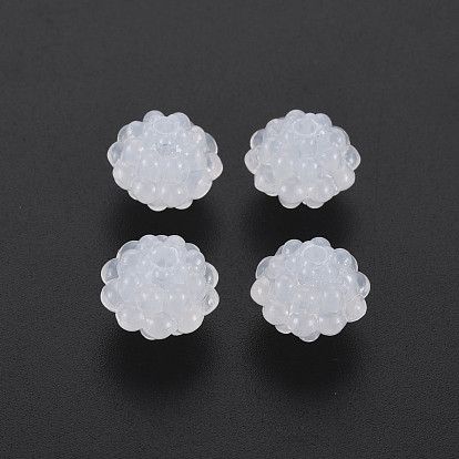 Transparent Acrylic Beads, Bicone
