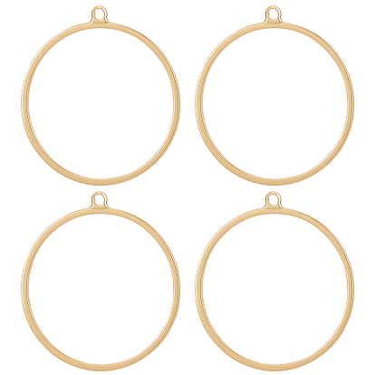 20 латунные подвески шт., без никеля , кольцо