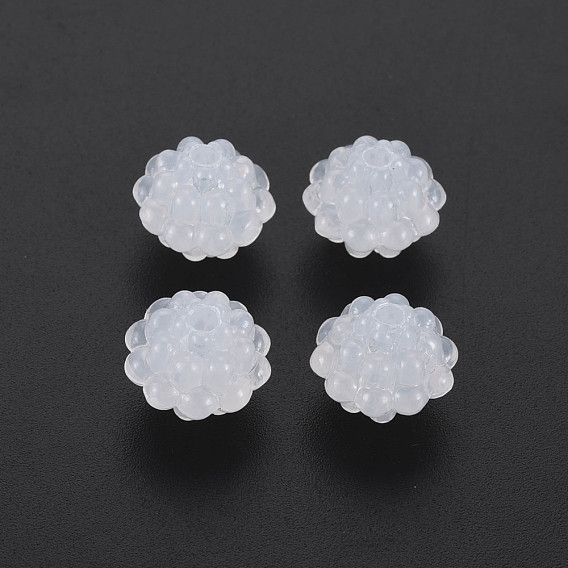 Transparent Acrylic Beads, Bicone