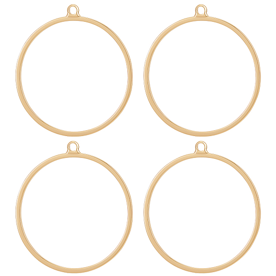 20 латунные подвески шт., без никеля , кольцо