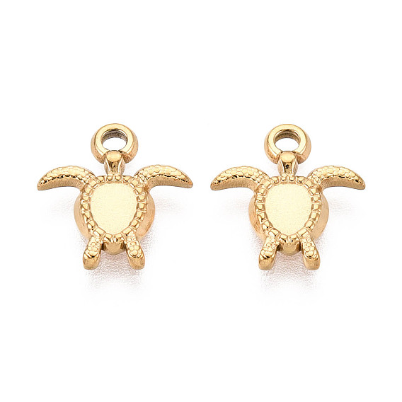 304 подвески-черепахи из нержавеющей стали, ионное покрытие (ip)