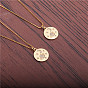 Sparkling Celestial Sweater Chain Necklace with CZ Stars and Moon