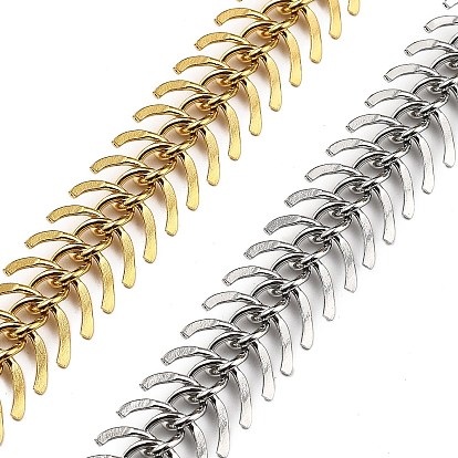 304 Цепи из нержавеющей стали «рыбьи кости», ионное покрытие (ip), несварные, с катушкой