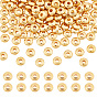 Spacer бисер латунные, без никеля , плоско-круглые
