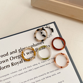 Женское кольцо dovii Jewelry из ацетата холодного ветра — многоцветное женское украшение.