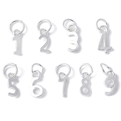 925 подвески в виде фигурок из стерлингового серебра, с 925 штампом и соединительными кольцами, серебряный цвет гальваническим