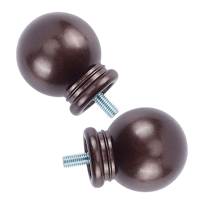 2шт. пластиковая АБС-головка карниза, круглые