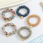 Multi-color crystal pearl hair ring simple girl tie hair hair rope rubber band fairy hair accessories