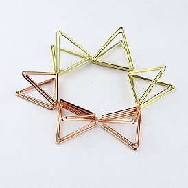 Mini Iron Place Card Holder, Cute Table Card Holder, for Wedding Decoration, Triangle