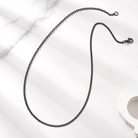 304 ожерелья из витой цепи из нержавеющей стали для женщин и мужчин