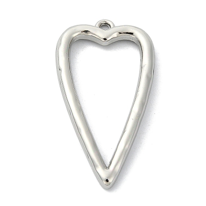 Crémaillère pendentifs en alliage placage, cœur