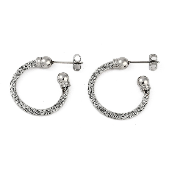 304 женские серьги-гвоздики из нержавеющей стали