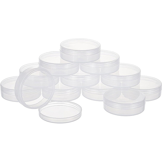 Контейнеры для хранения из полипропилена (пп), с завинчивающейся крышкой, для бисера, ювелирные изделия, мелкие предметы, колонка