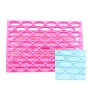 Food Grade Plastic Cookie Printing Moulds, DIY Biscuit Baking Tool, Oval