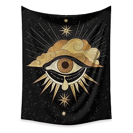 Polyester Eye Pattern Wall Tapestry, Rectangle Bohemian Tapestry for Wall Bedroom Living Room Decoration