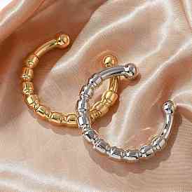 304 из нержавеющей стали манжеты браслеты, открытые браслеты для женщин