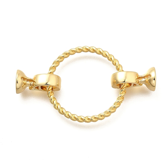 Плоская круглая стойка с покрытием из латуни, складные застежки, долговечный, без свинца и без кадмия