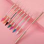 Acrylic Dual End Nail Art Dotting Pen Set, with Wax Copper Tip, Manicure Tool