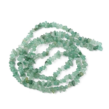 Natural Green Aventurine Beads Strands, Chip